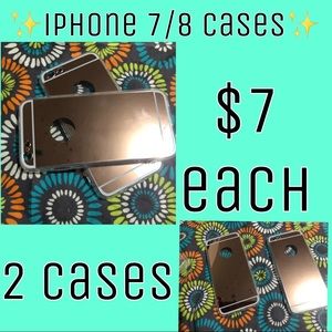 ✨2 iPhone 7&8 cases✨